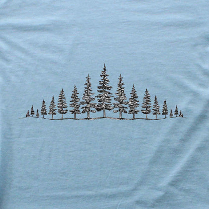 Hand Drawn Line Of Pine T-shirt