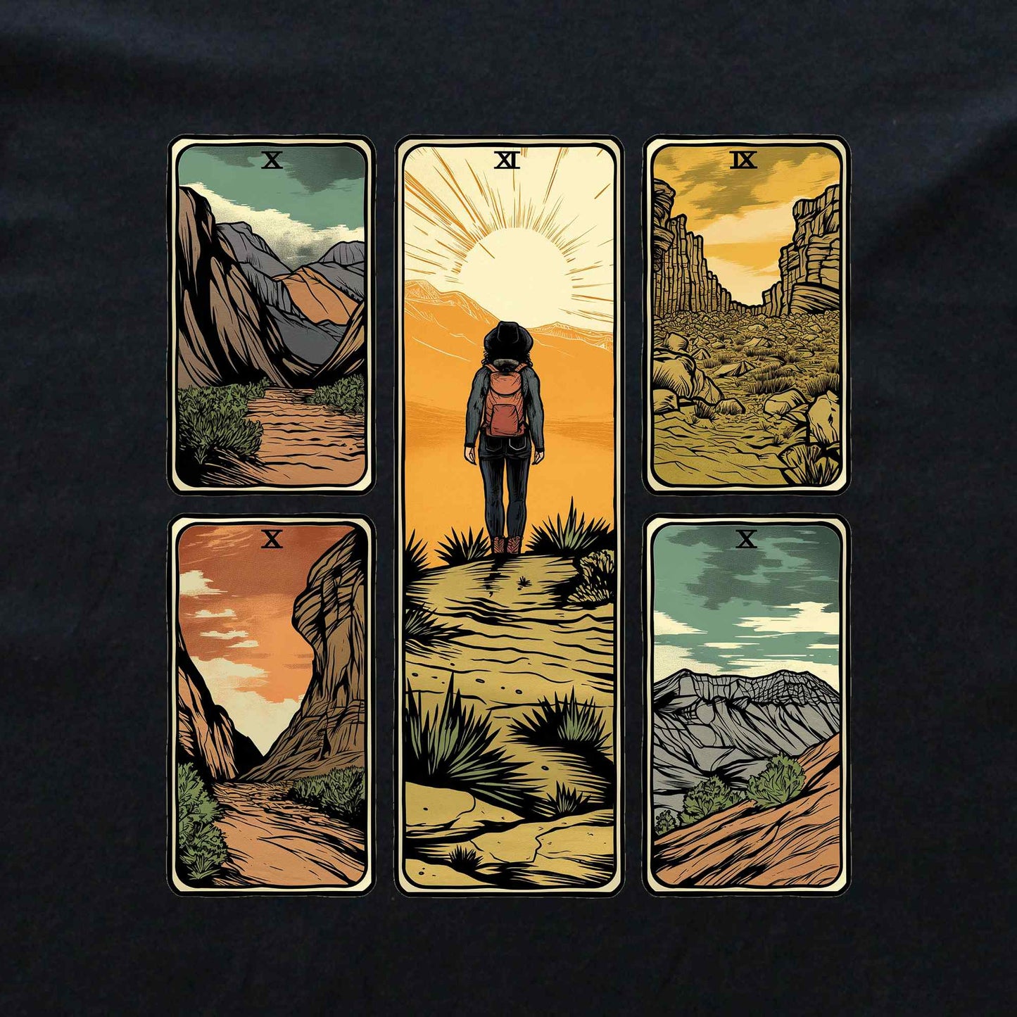 Taro Nature Cards T-shirt