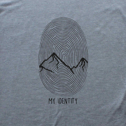 Mountain Finger Print T-shirt