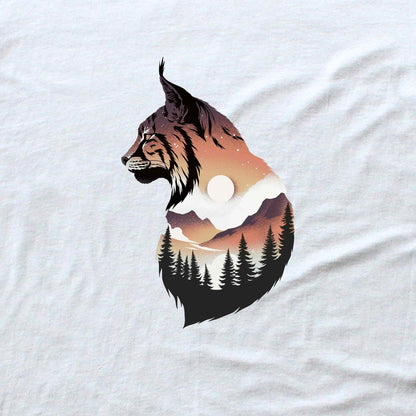 Lynx Colorfull Landscape T-shirt