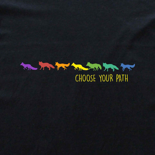 Choose Your Path Foxes T-shirt