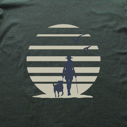 Hiking Girl and Dog T-shirt