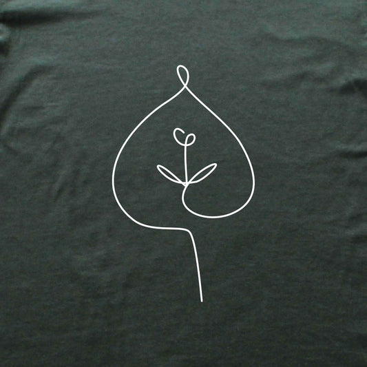 Leave Line Art T-shirt