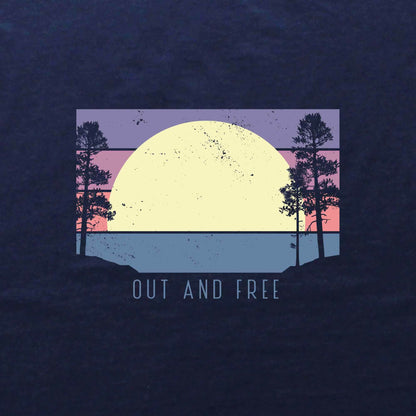 Out and Free Lake T-shirt