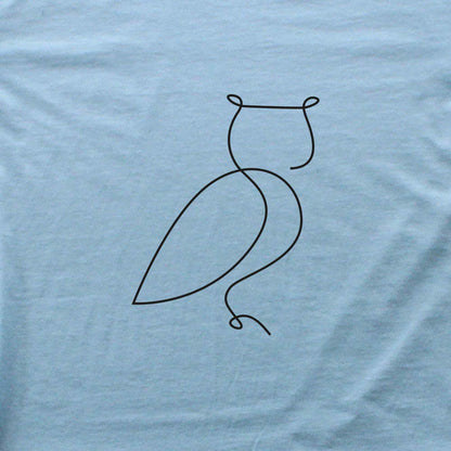 Owl Line Art T-shirt
