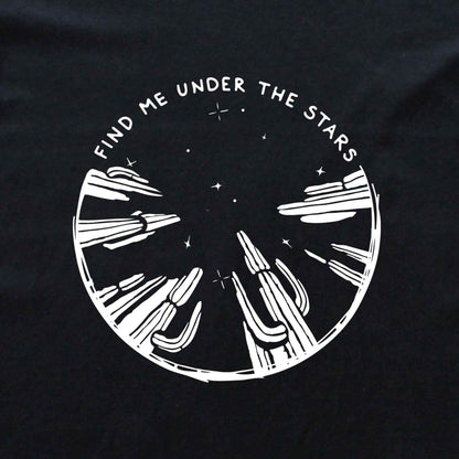 Find me under The Star Cactus T-shirt