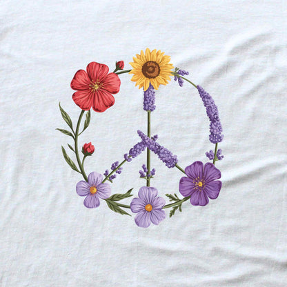 Peace Flowers T-shirt