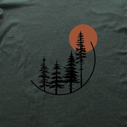 Round Trees Landscape T-shirt