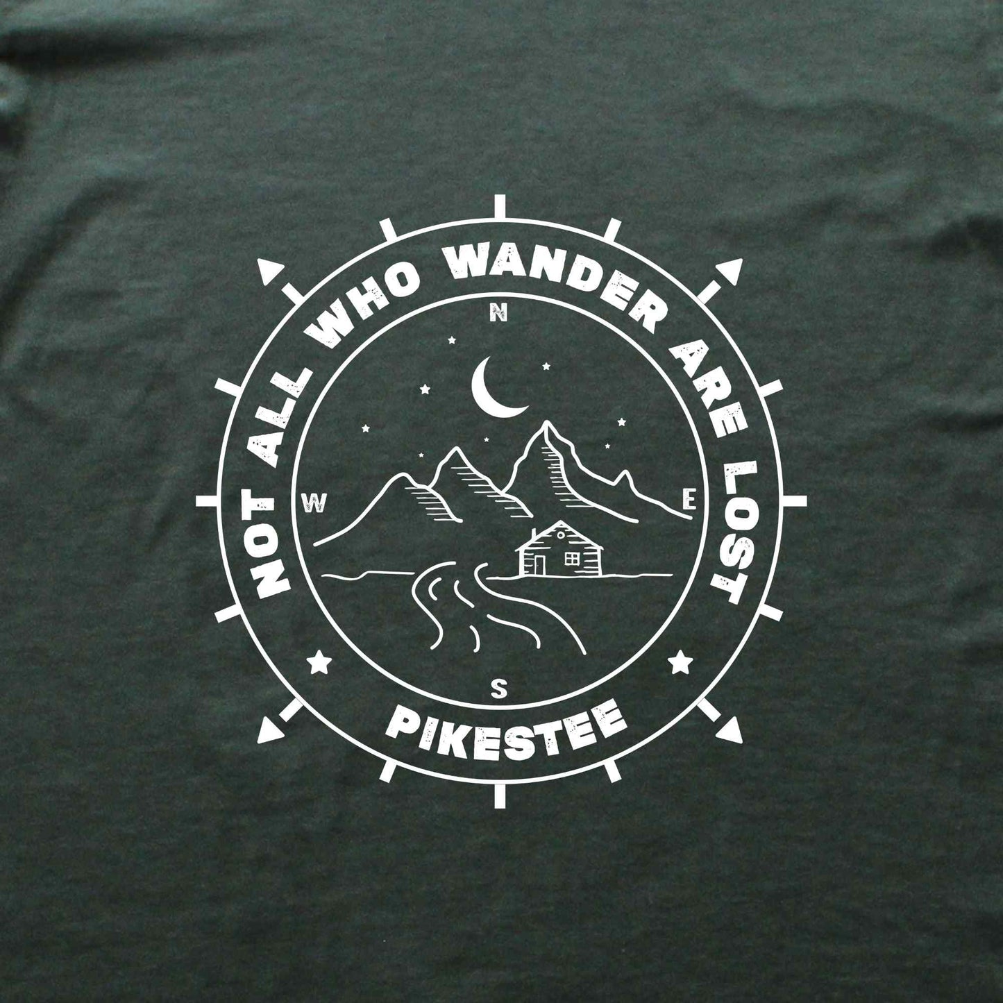 Not All Who Wander Cadran T-shirt