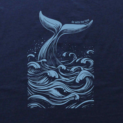 Whale, Go With The Flow T-shirt