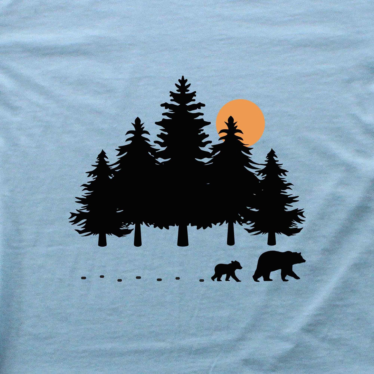 Forest, Bear Family Path T-shirt