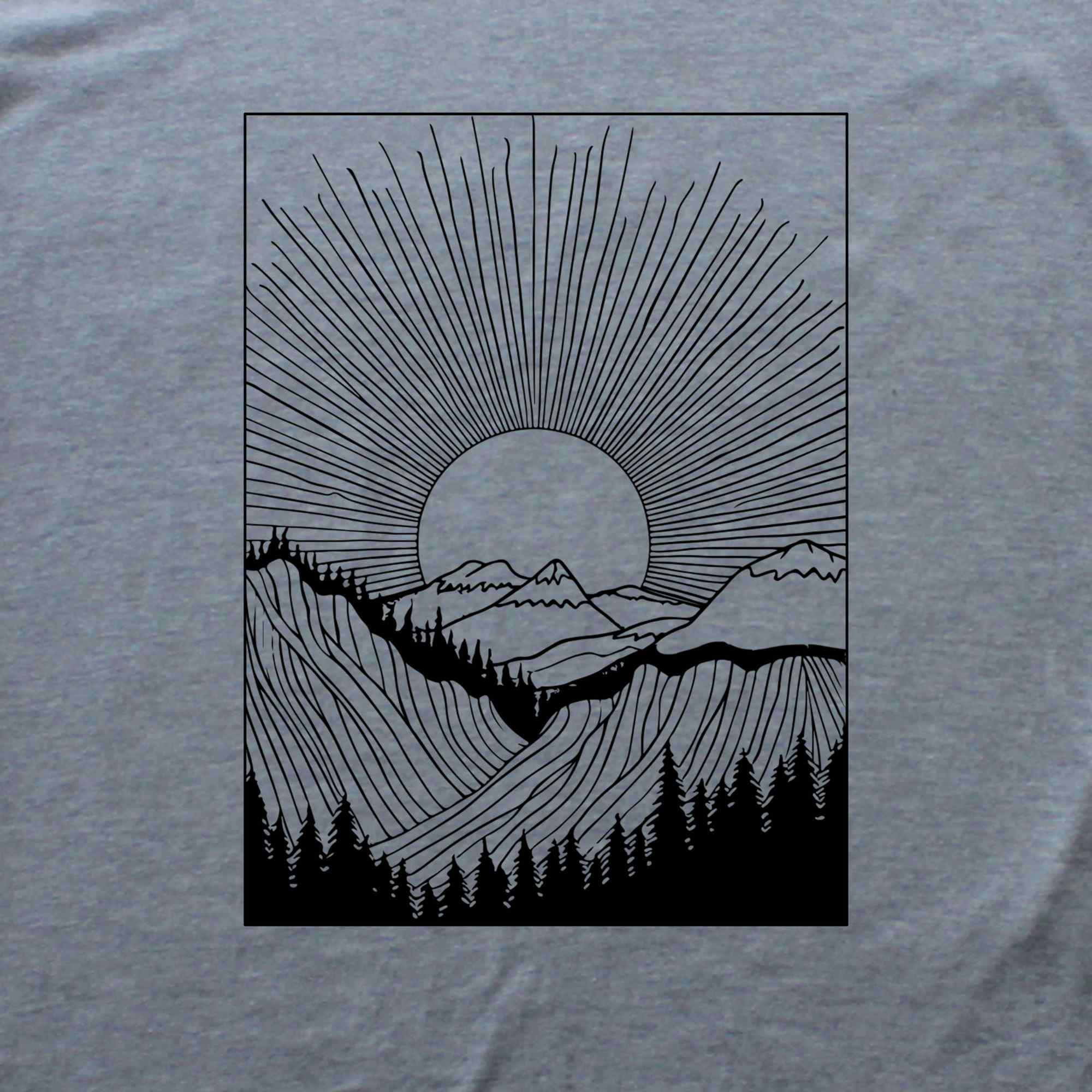 Mountain Landscape T-shirt – Pikestee