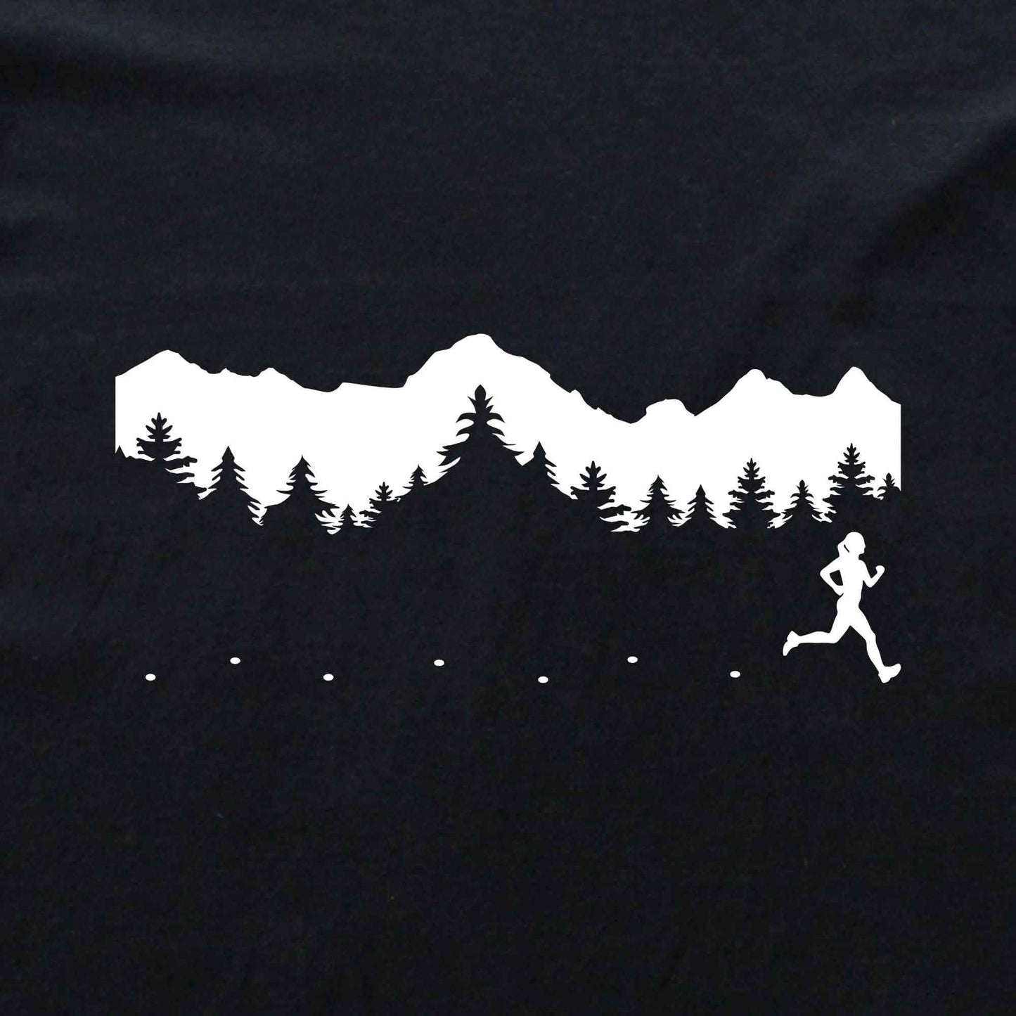 Running Woman In the Nature T-shirt