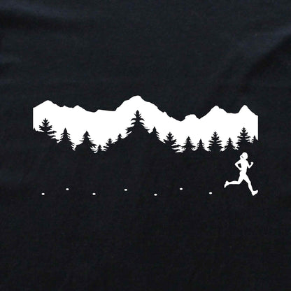 Running Woman In the Nature T-shirt