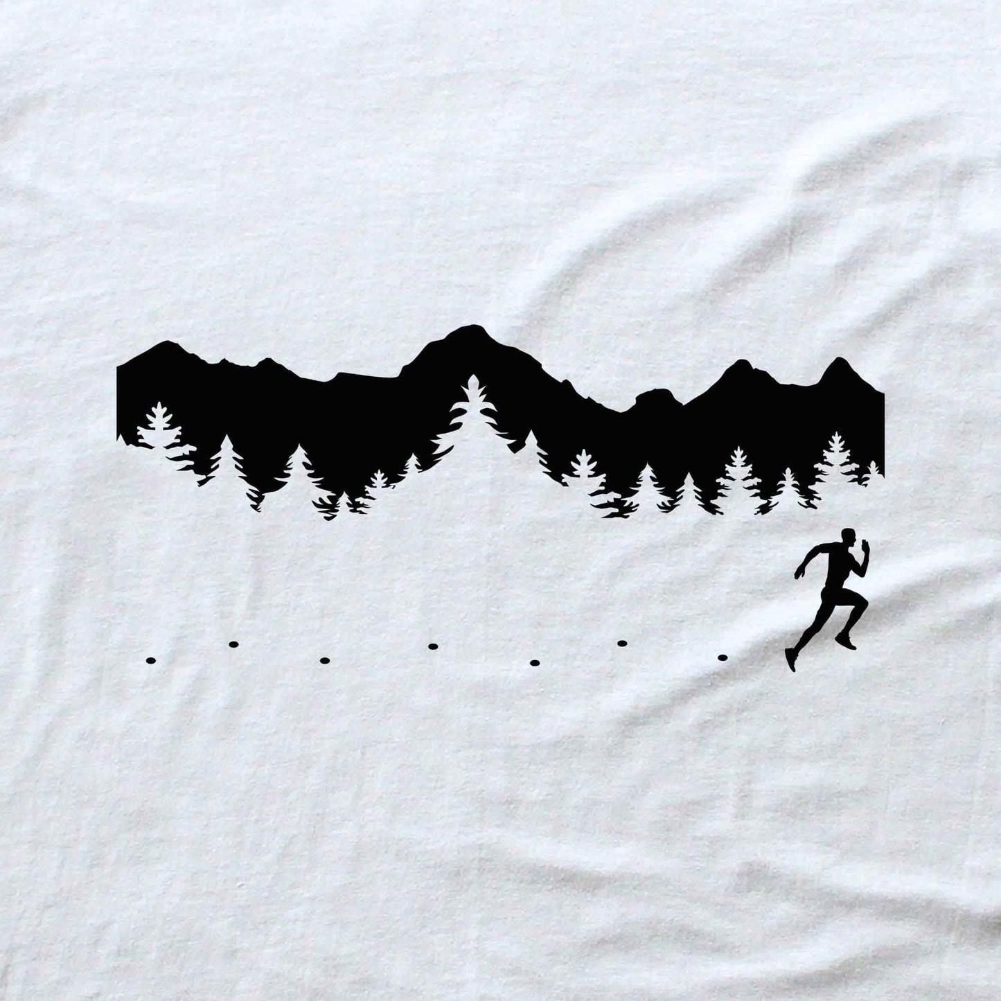 Running Man In the Nature T-shirt