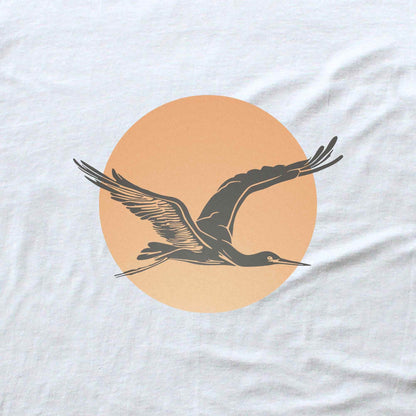 Heron and Sun T-shirt