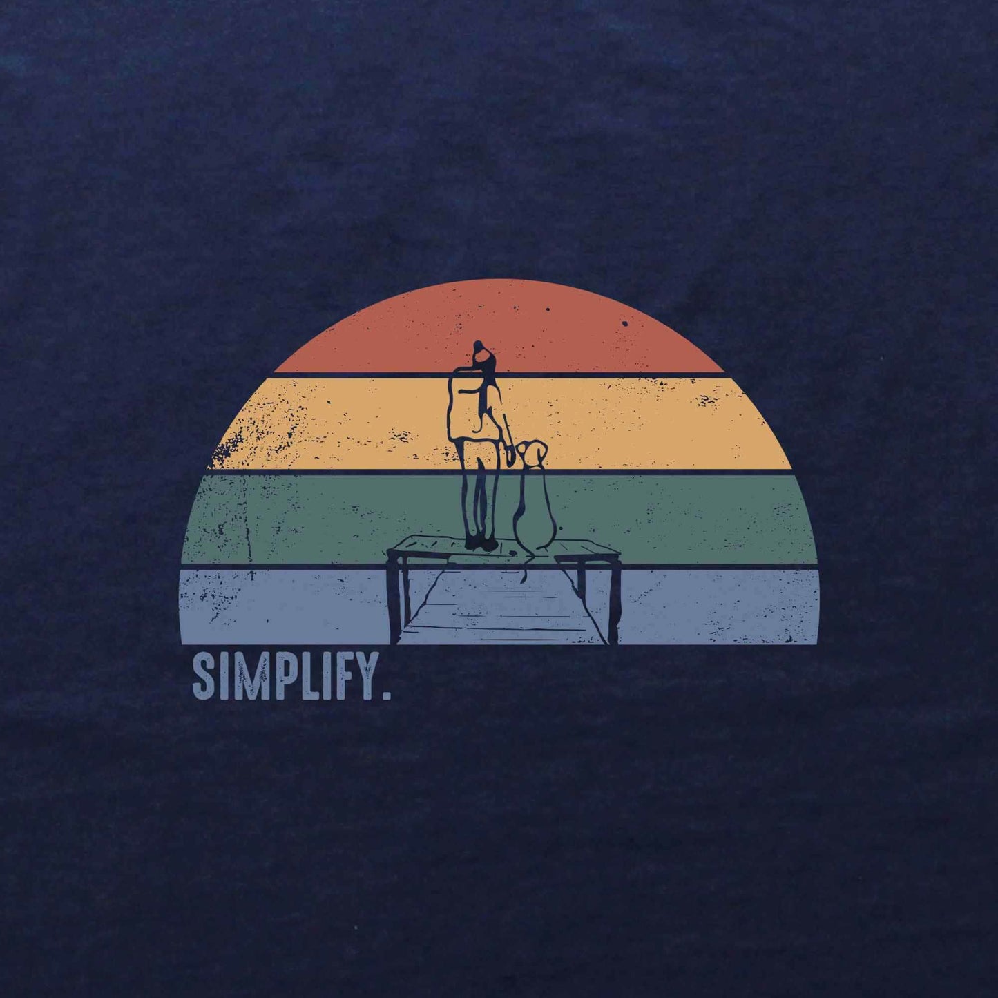 Simplify Pier Dog T-shirt