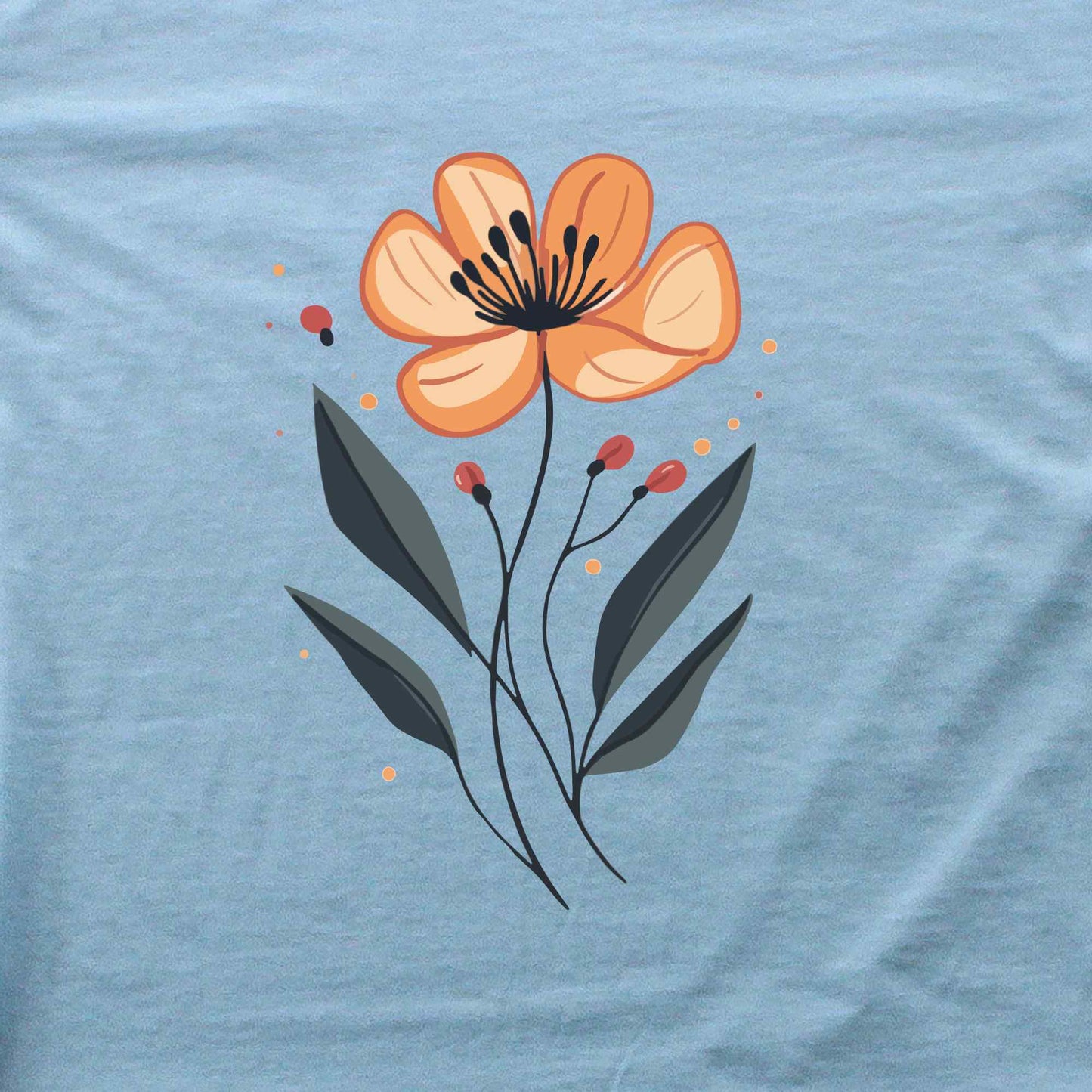 Stylized Flower T-shirt
