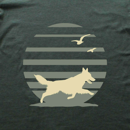 Sheperd At The Beach T-shirt