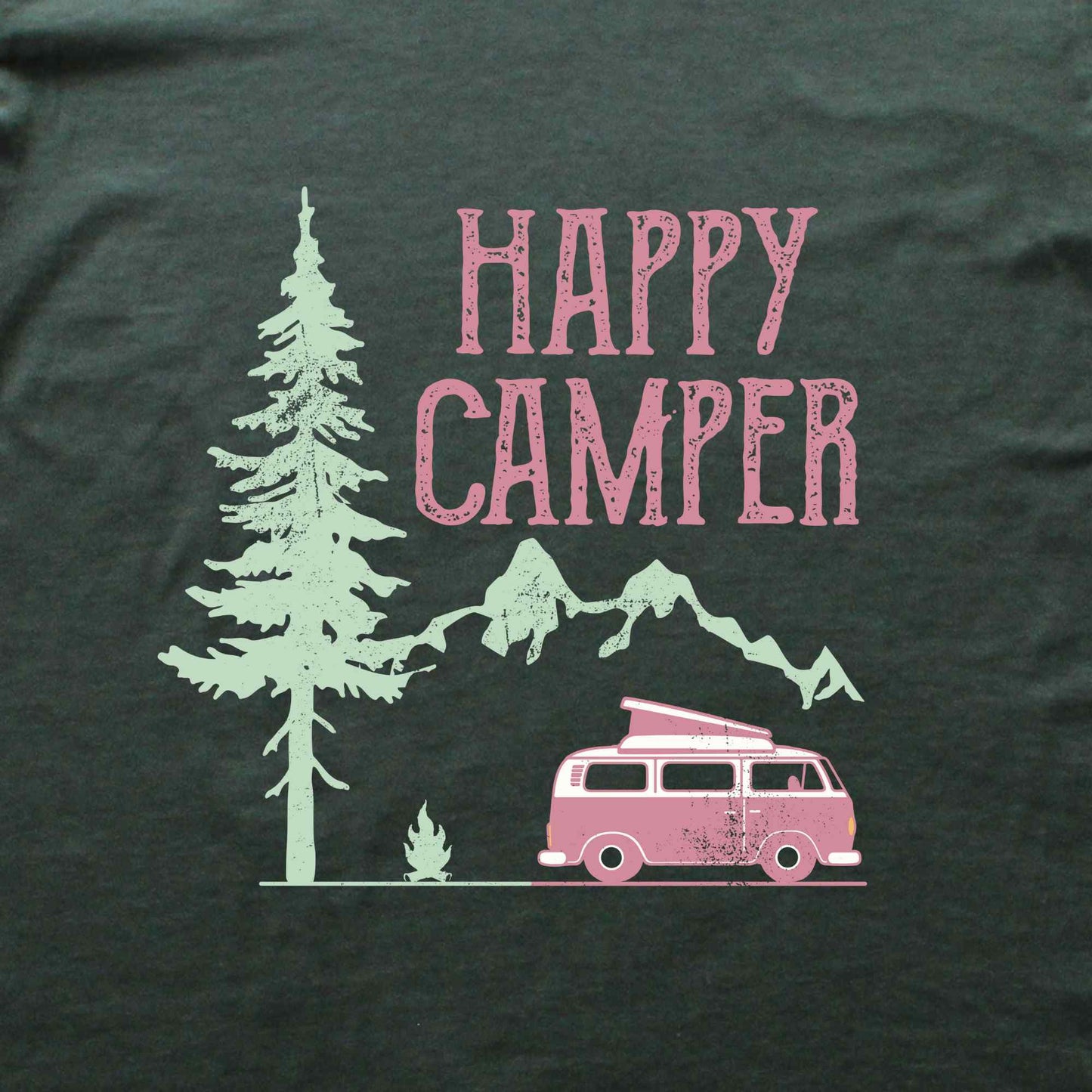 Happy Camper Landscape T-shirt