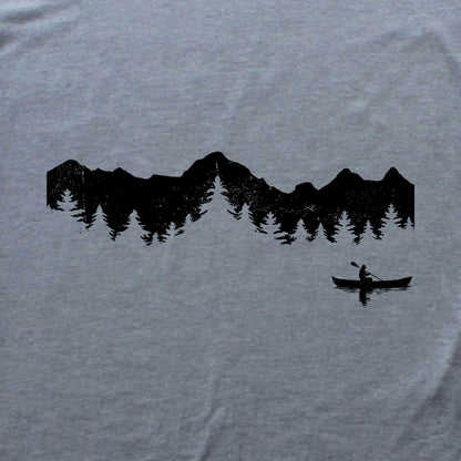 Kayak Landscape Panorama T-shirt