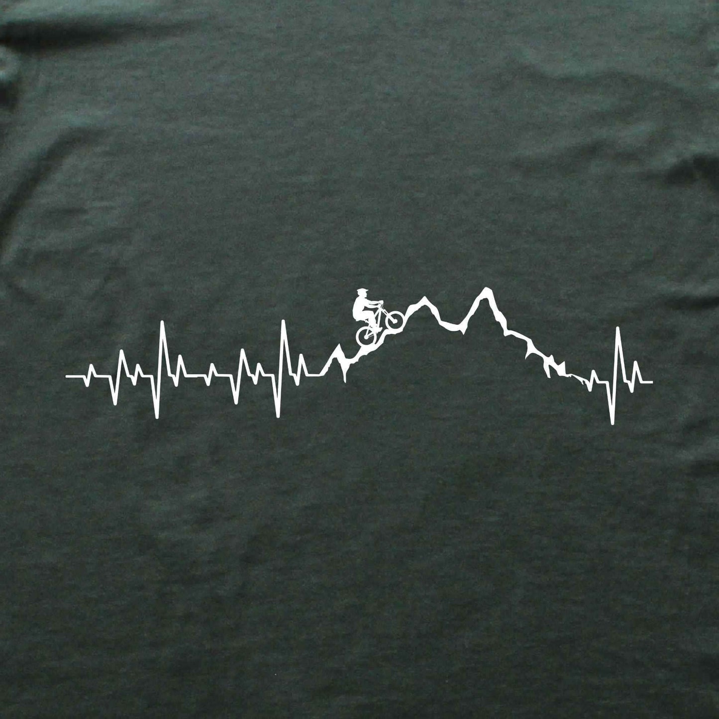 Mountain Biker Heart Beat T-shirt