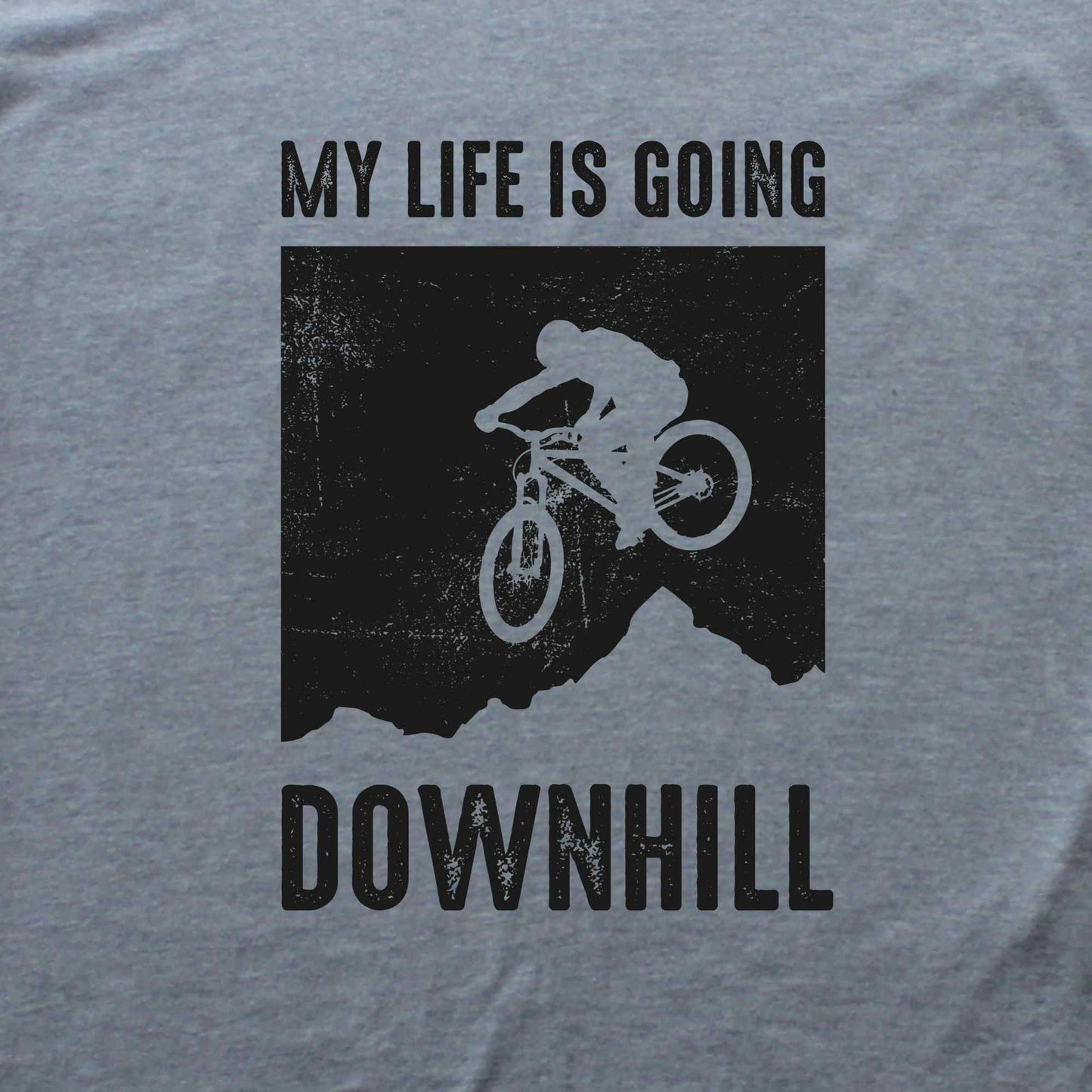 My Life Is Going Downhill Bike T-shirt