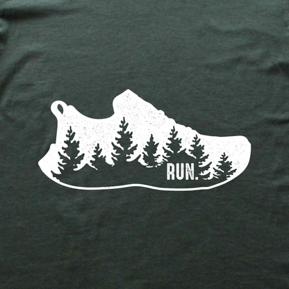 Running Shoes Forest T-shirt