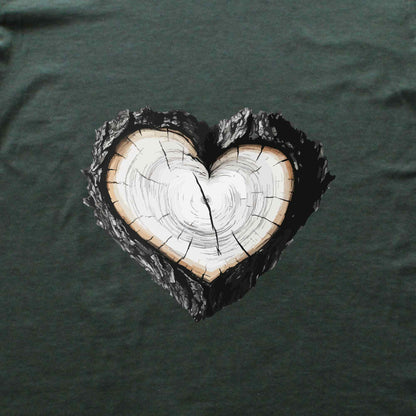 Heart Wood Hand Drawn T-shirt