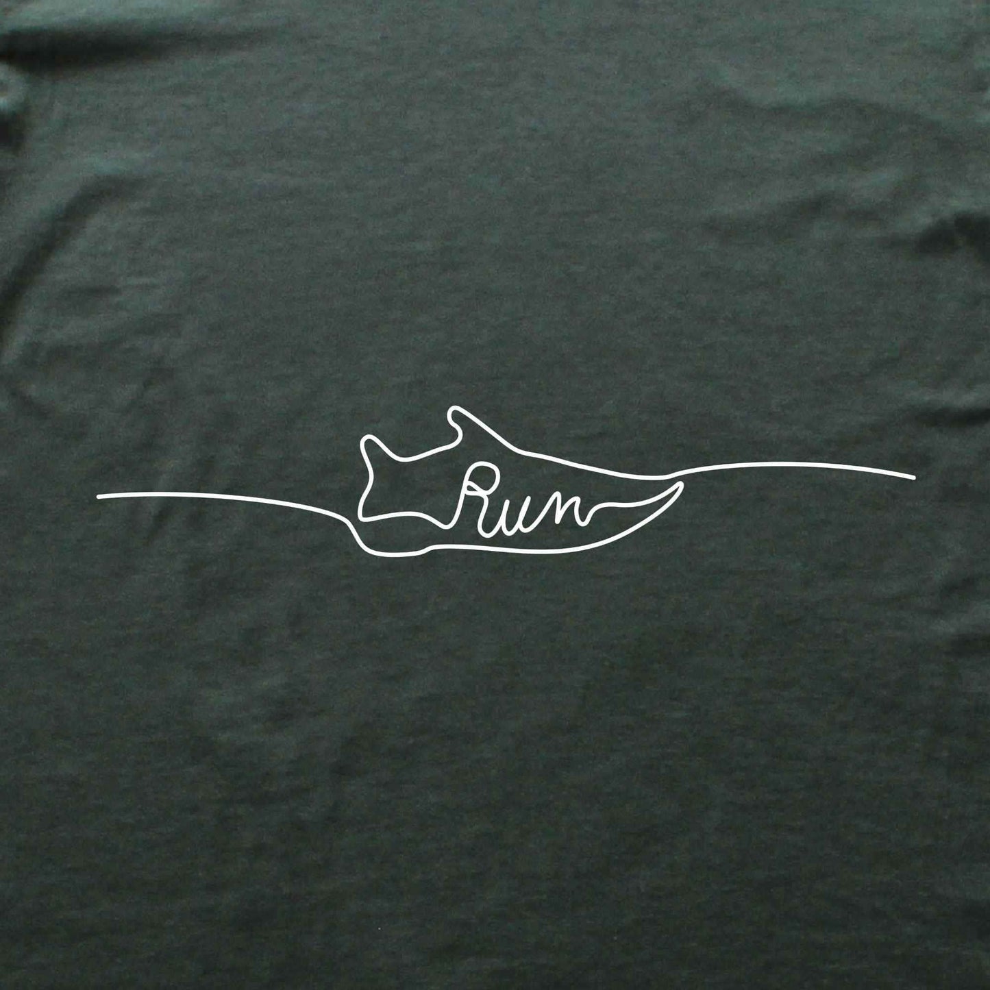 Line Art Running Shoe T-shirt