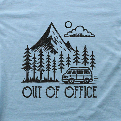 Out Of Office Van Landscape T-shirt