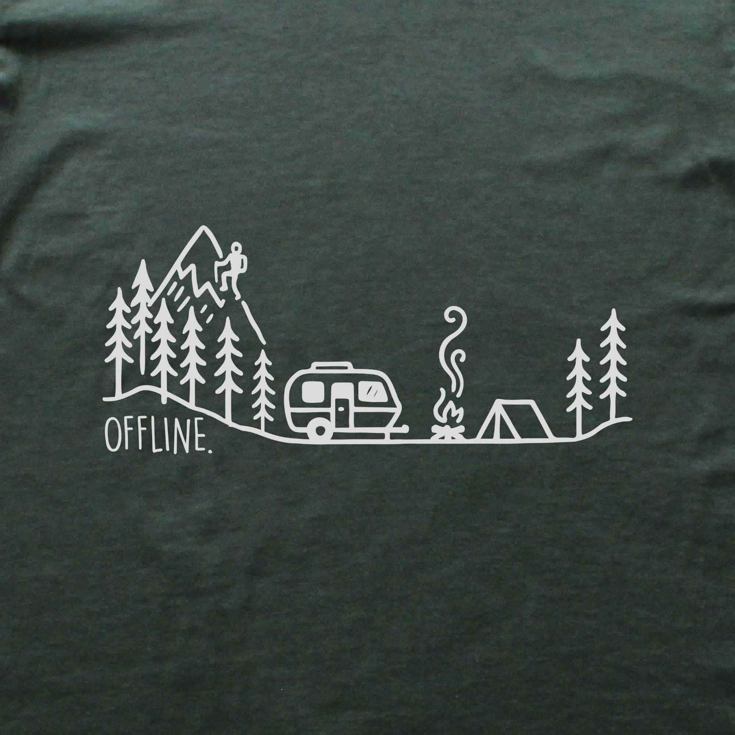 Caravan Camp Valley Offline T-shirt