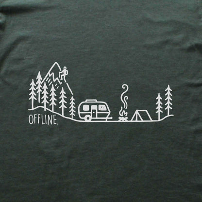 Caravan Camp Valley Offline T-shirt