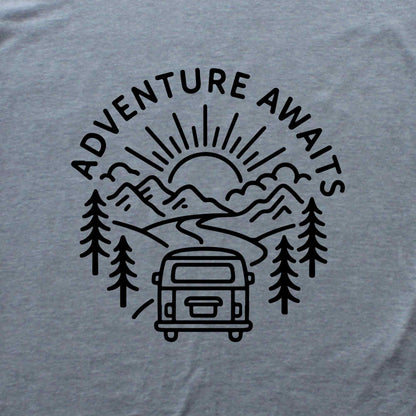 Adventure Awaits Van T-shirt