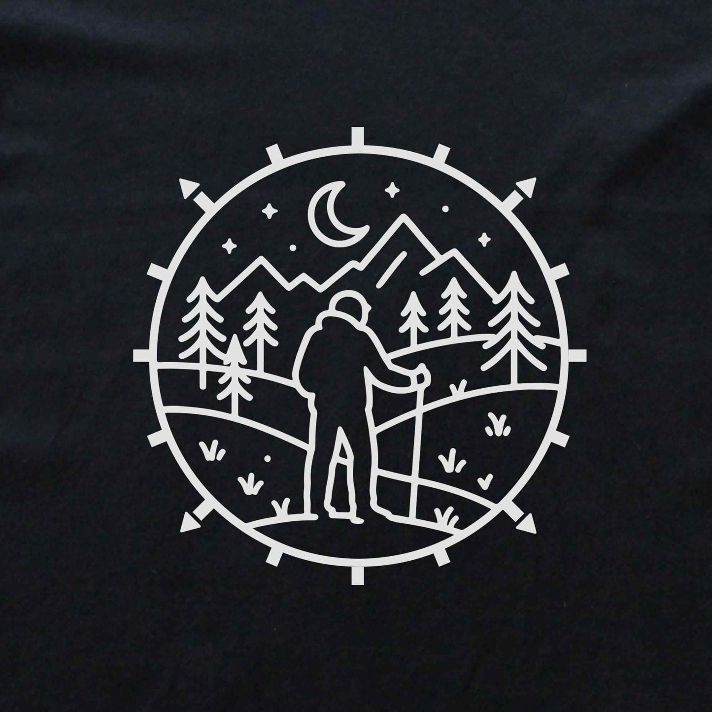 Round Landscape Hiker T-shirt