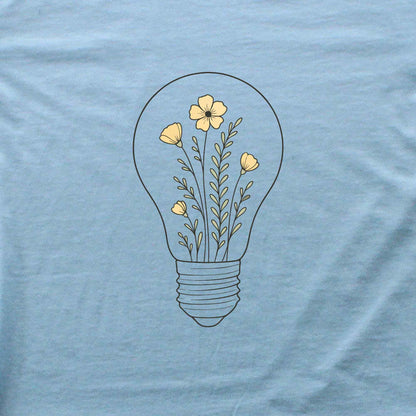 Light Bulb Flowers T-shirt