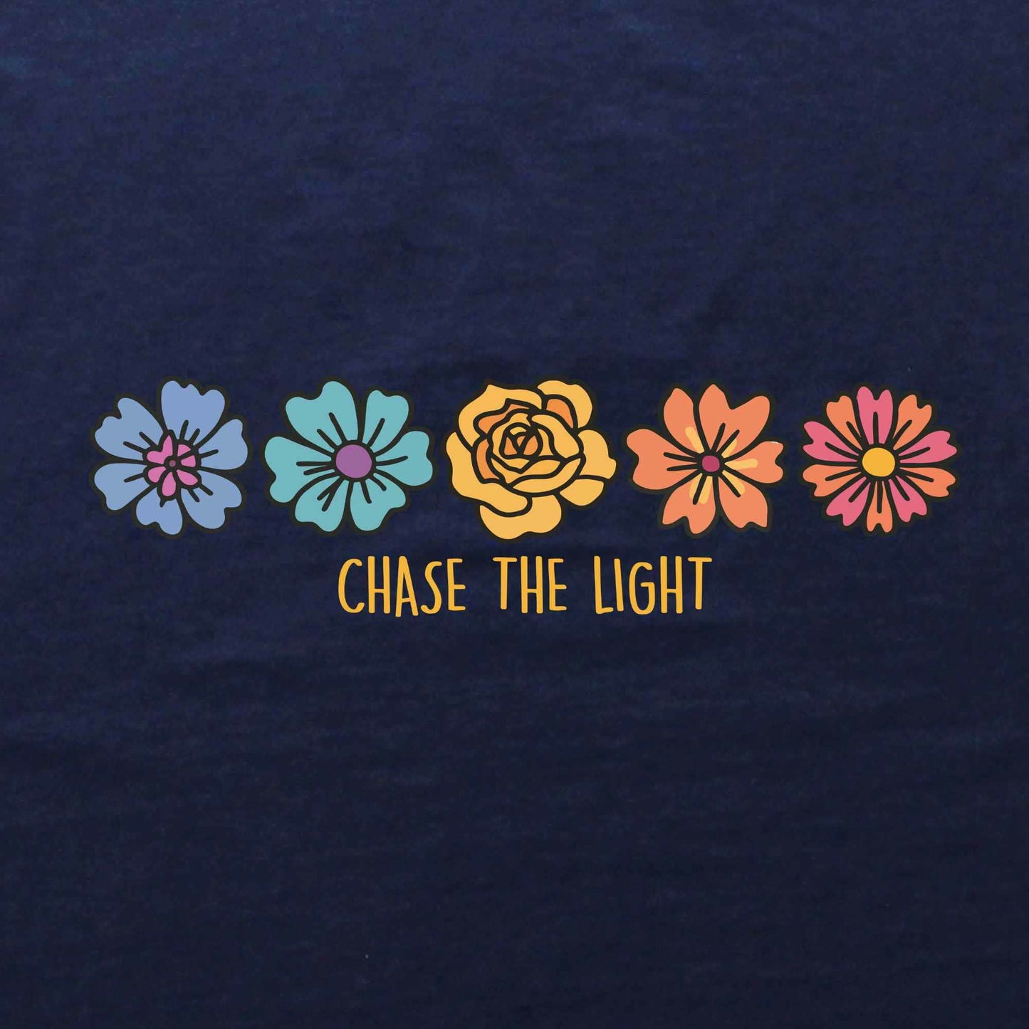 Chase The Light Flowers T-shirt