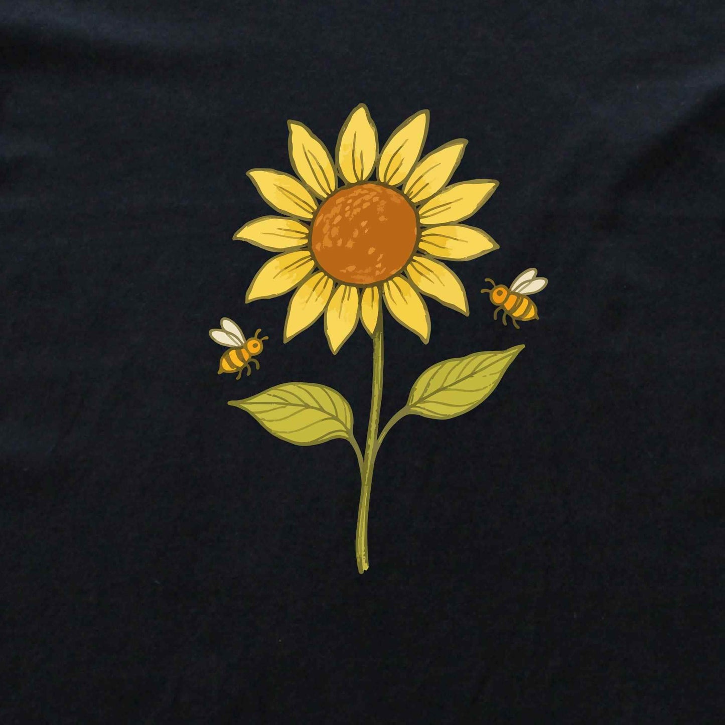 Sunflower And Bees T-shirt