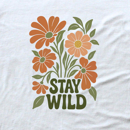 Stay Wild Flowers T-shirt