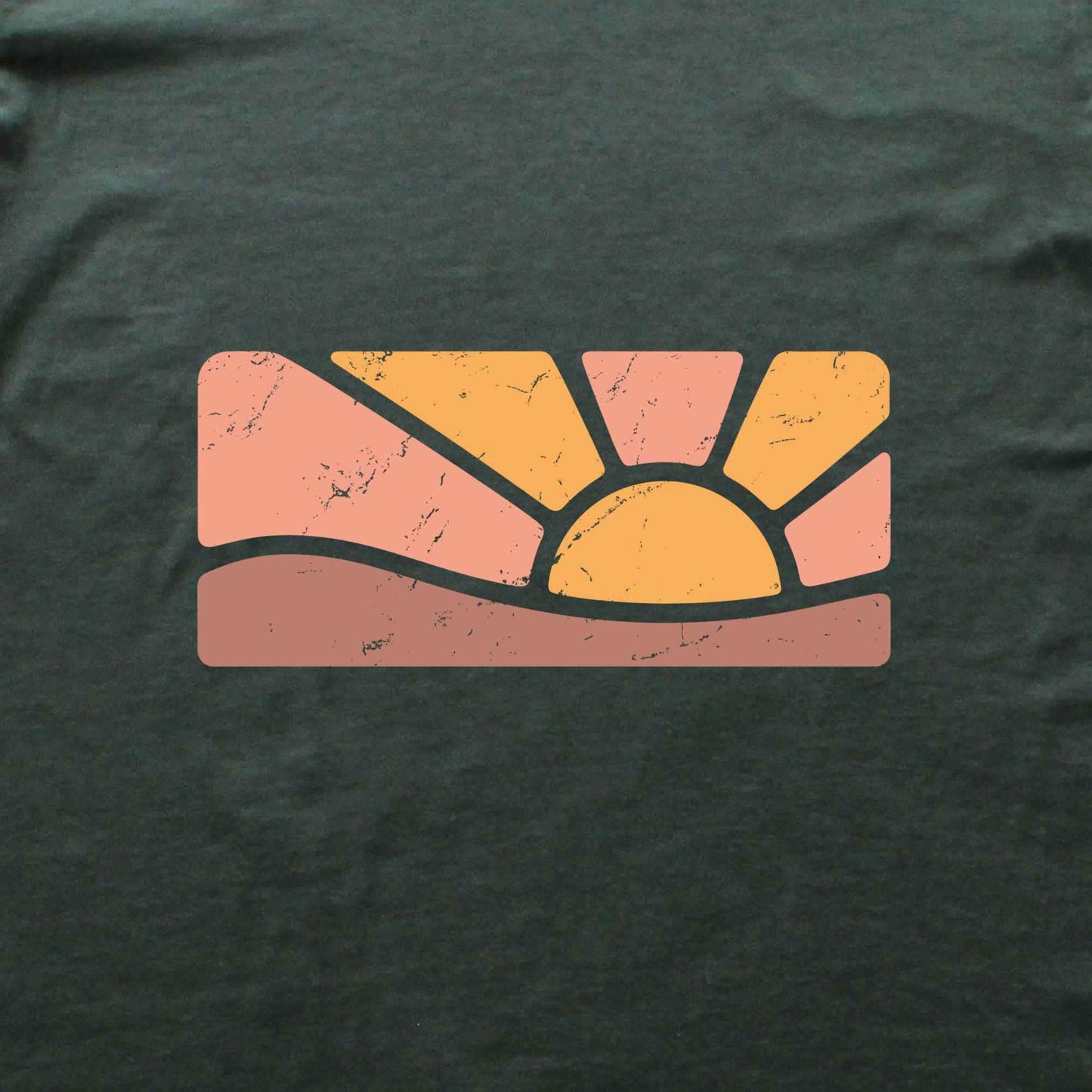 Abstract Sun Landscape T-shirt