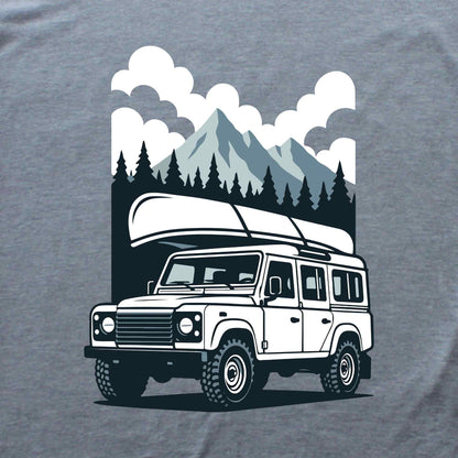 Jeep Canoe Landscape T-shirt