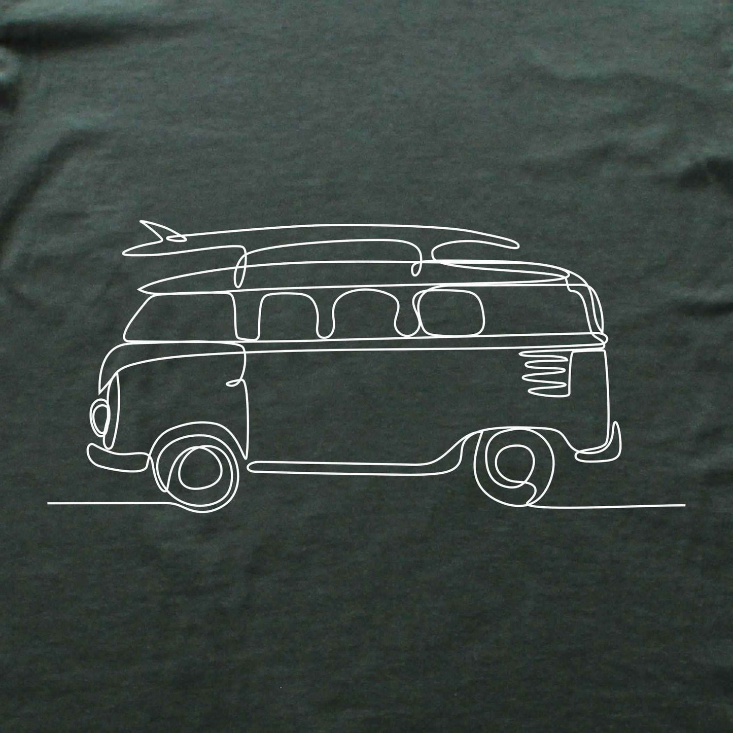 Surf Van Line Art T-shirt