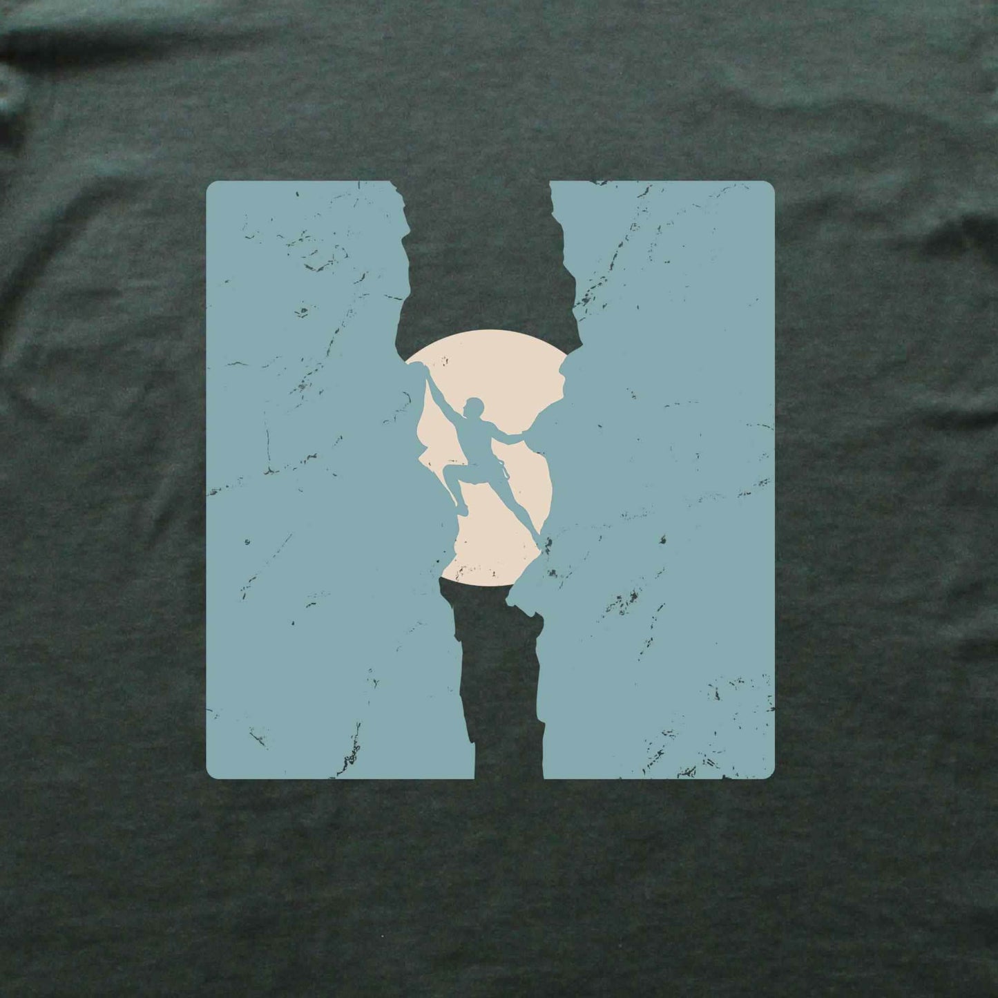 Climber Between Rocks T-shirt