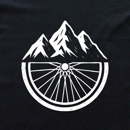 Mountain Wheel Bike  T-shirt