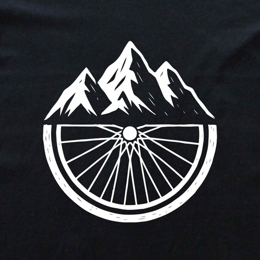 Mountain Wheel Bike  T-shirt