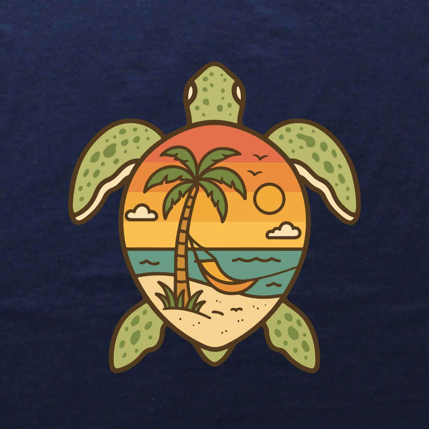 Turtle Beach Landscape T-shirt