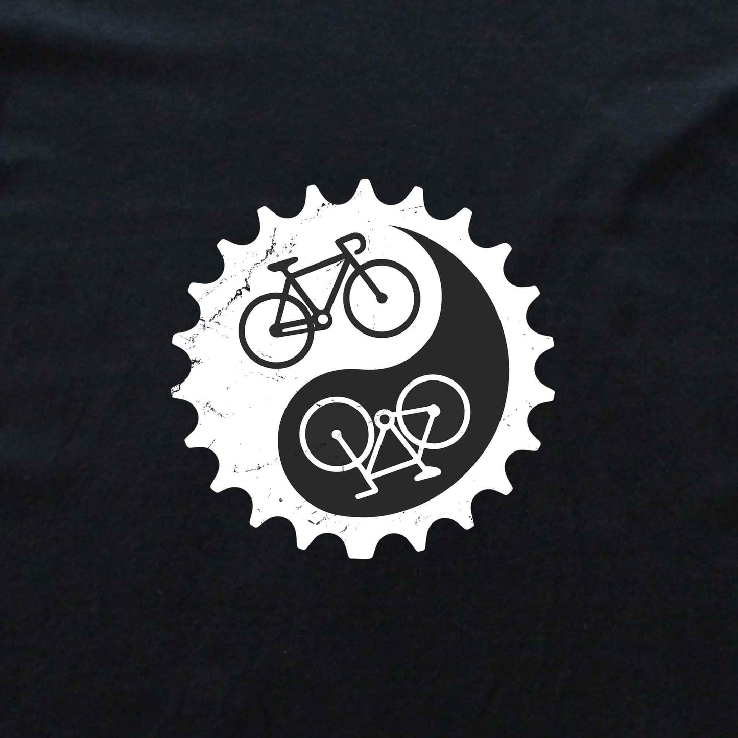 Yin And Yang Bike T-shirt