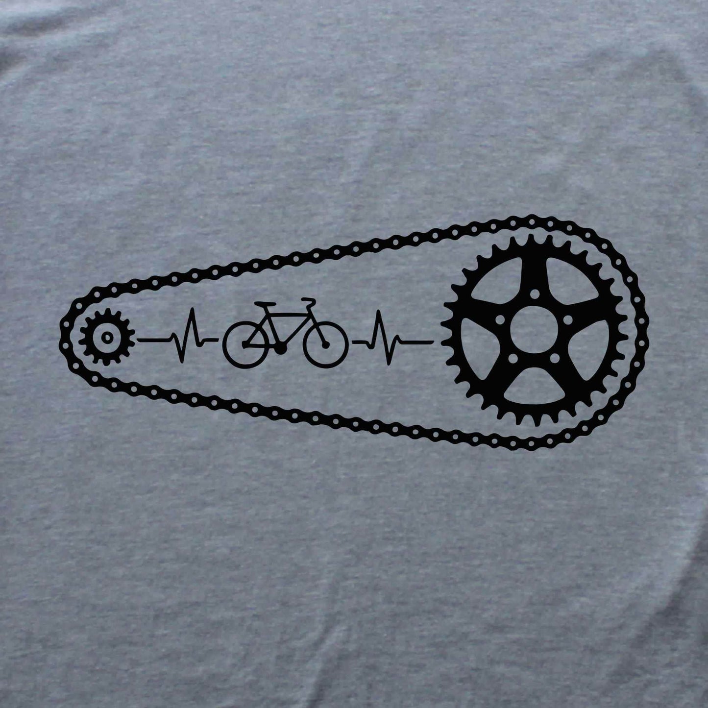 Bike Chain HeartBeat T-shirt