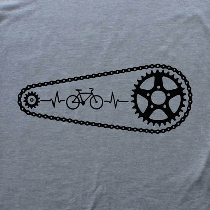 Bike Chain HeartBeat T-shirt
