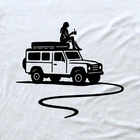 Jeep And Coffee T-shirt
